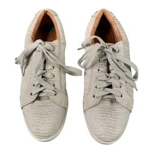 Kenneth Cole gentle souls Sparkle Silver Sneakers 8 Med